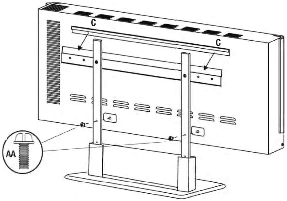 TURBRO INF36-W Electric Fireplace 22
