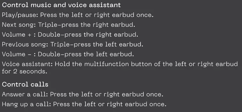 Nomadelic 23905 Active 650 True Wireless Sport Earbuds User Manual - USE