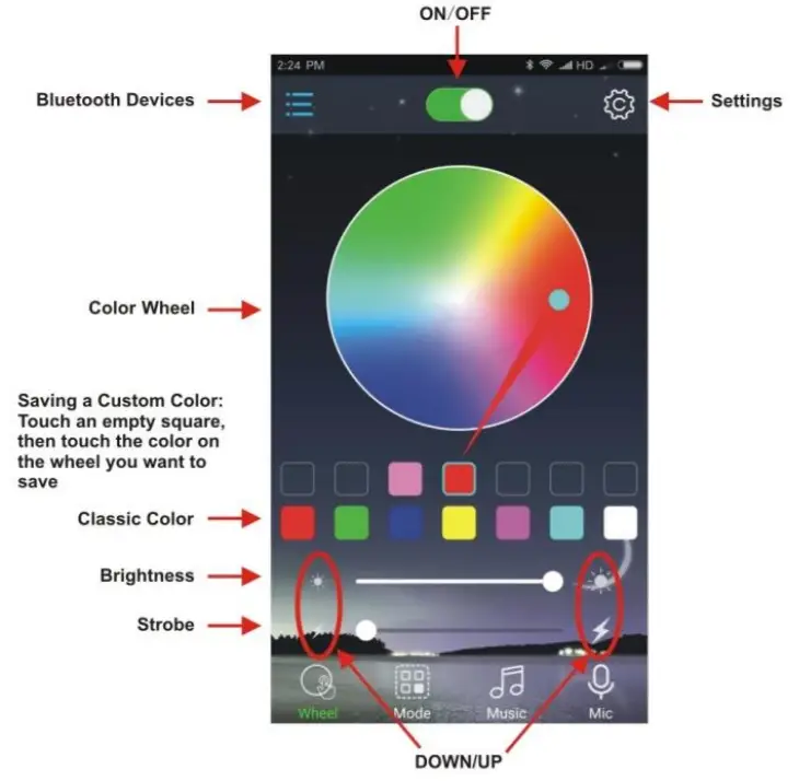 BOSS Audio Systems ATV Chasing LED Whip - 48-inch -FIGB 1