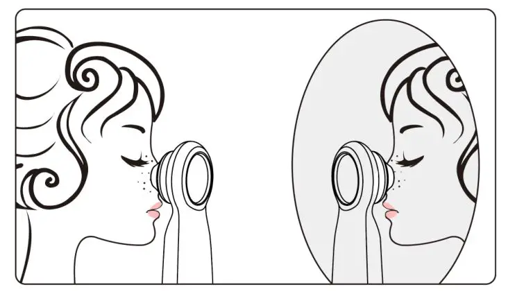 estelle Visible Silicone Blackhead Remover - The device will automatically shut down after 5 minutes of use