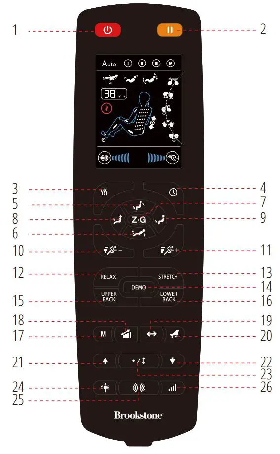 Brookstone BK-250 Chair User Manual - HOW TO USE