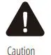 Brookstone BK-250 Chair User Manual - Warning or Caution icon