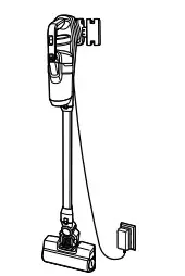 Charging the battery Bissell 2288, 2774 Series Iconpet Cordless Vacuum