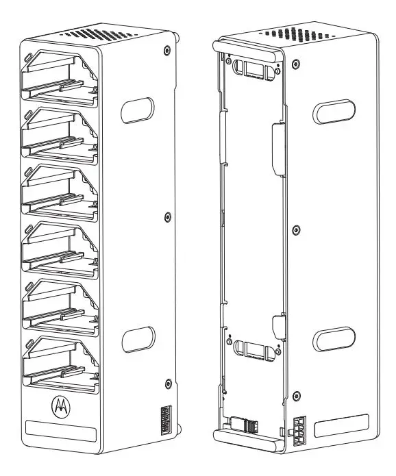 motorola MN007324A01 Trtra Modular Charger Instructions - Main Product