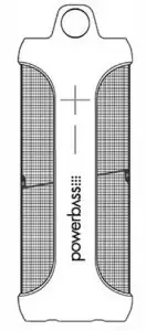 powerbass BT-200 SPLIT Portable Bluetooth Speaker