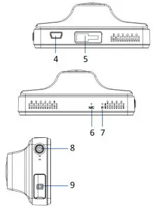 XVIEW XV4KDVR 4K Ultra HD Dash Cam - picture and functions 1