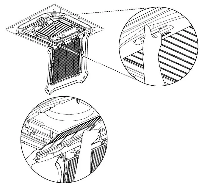 Cleaning the deodorization filter 1
