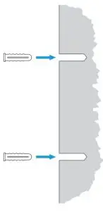 Install wall plugs