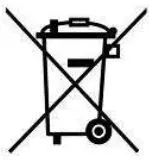 Transcend DrivePro 20 Motocycle Dashcam User Manual - Battery Disposal icon