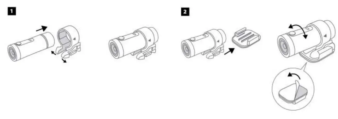 Transcend DrivePro 20 Motocycle Dashcam User Manual - Mounting the DrivePro