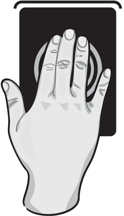 Touch the Screen to Lock