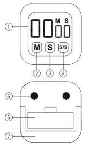 xavax 00095321 Touch Kitchen Timer Instruction - Kitchen Timer