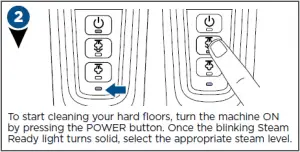 machine power button