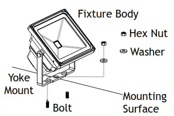 AMP Lighting AFL 401X A BZ Low Voltage Landscape Lighting - Install Fixture Body