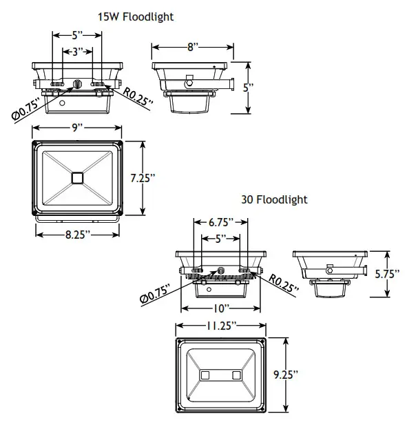 AMP Lighting AFL 401X A BZ Low Voltage Landscape Lighting - Package Contents