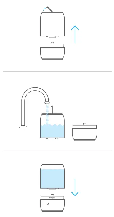 Honeywell HUL900 Series Reflection Ultrasonic Cool Mist Humidifier - Refilling
