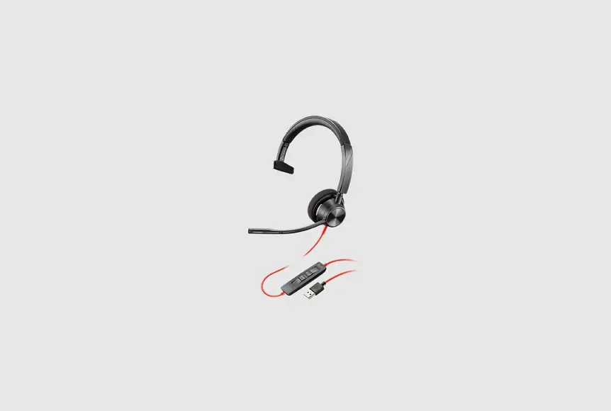 Poly Blackwire 3300 Series Corded Usb Headset With 3.5mm Connection User Guide