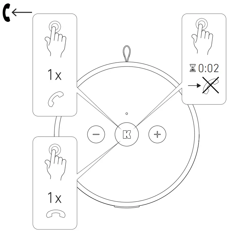 KREAFUNK ACAPPELLA Portable Bluetooth Speaker-FUNCTIONS1