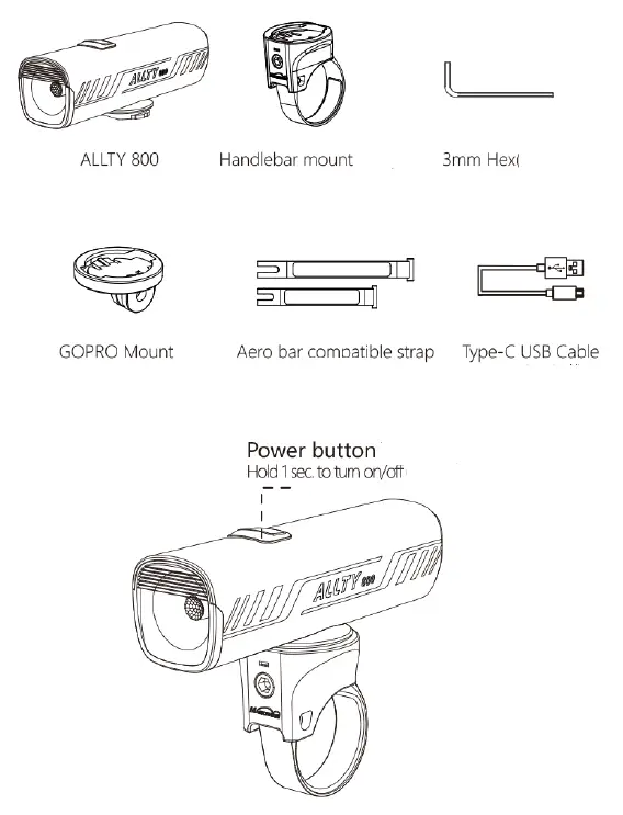 MAGICSHINE ALLTY 800 Front Light 4