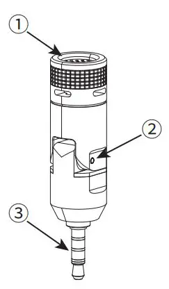 COMICA Mini Flexible Plug-In Cardioid Microphone - Components Instruction