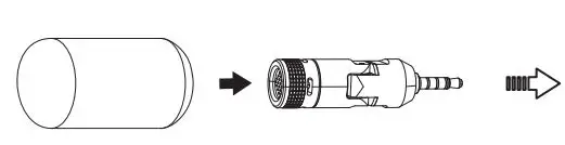 COMICA Mini Flexible Plug-In Cardioid Microphone - Product Installation 1st Step