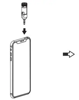 COMICA Mini Flexible Plug-In Cardioid Microphone - Work with Phone 1st step