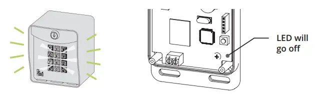 SECURITY BRANDS Ridge Battery Powered Wireless Digital Keypad and Transceiver 10