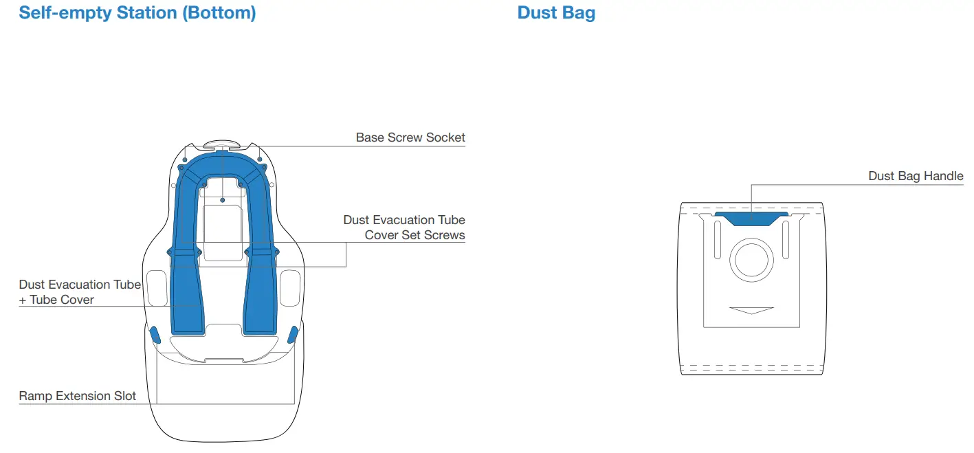 Yeedi CH1918 Self Empty Station - Diagram 2