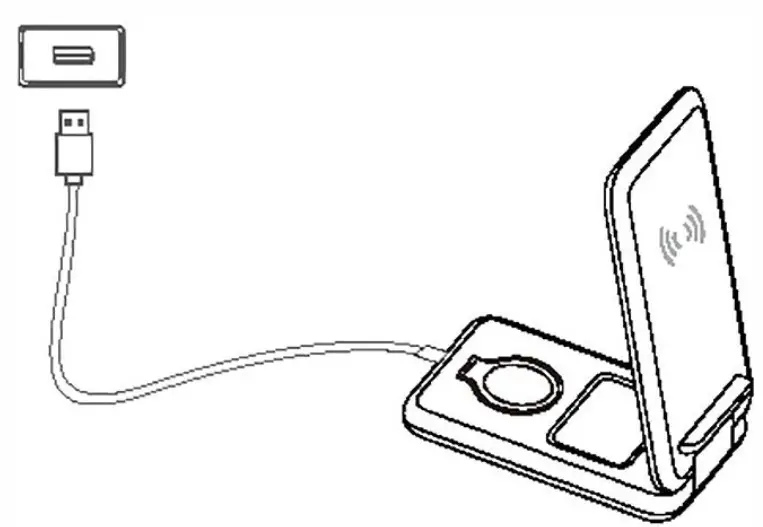 Dongguan Boxinda Electronic Technology B 13 3 in 1 Foldable Wireless Charger - connected