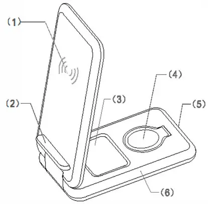 Dongguan Boxinda Electronic Technology B 13 3 in 1 Foldable Wireless Charger