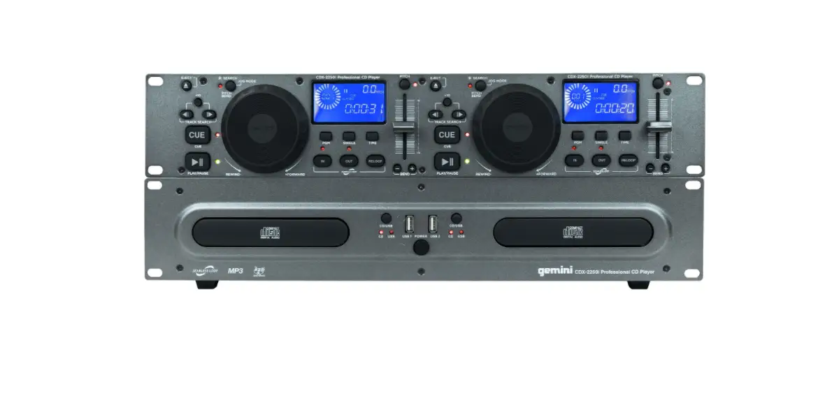 Gemini Cdx-2250i Professional 2u Dual Cd Player Owner's Manual