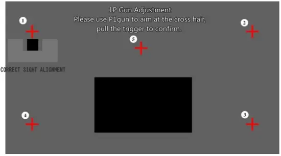 ACE AMUSEMENT Wild West Shooting Game - Adjustment