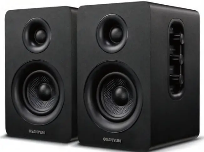 SANYUN-SW208-3-Inch-Active-Bluetooth-5.0-Bookshelf-Speaker-PRO