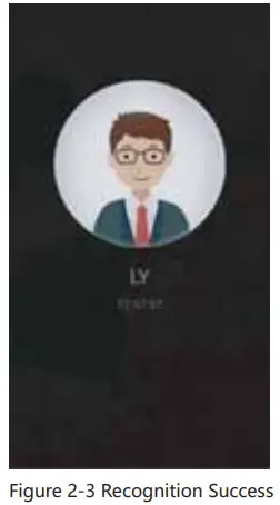 Figure 2-3 Recognition Success