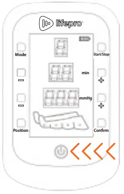 SECURE THE AXIS TO YOUR LEGS