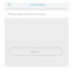 TOPVISION X11 Security Camera User Guide - Enter your family name and then press next