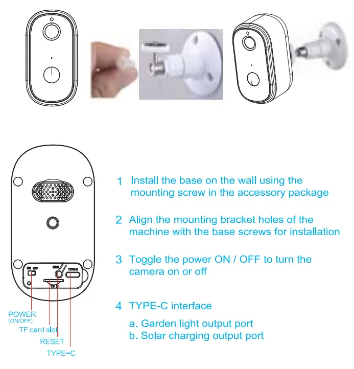 TOPVISION X11 Security Camera User Guide - Installation Guide