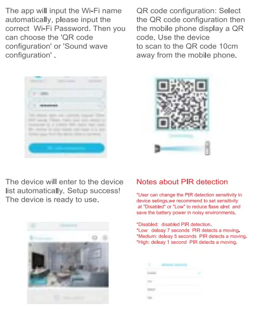 TOPVISION X11 Security Camera User Guide - WI-FI Connection