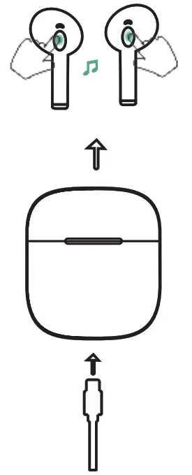 Shenzhen Huangzhe Technology K6 True Wireless Earphone - pairing function