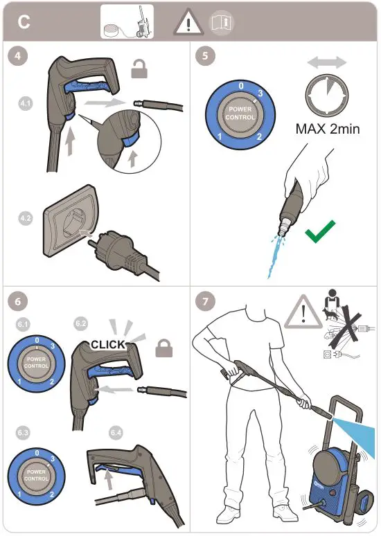 Nilfisk High Pressure Washer Core 130 Powercontrol - Assembly 10