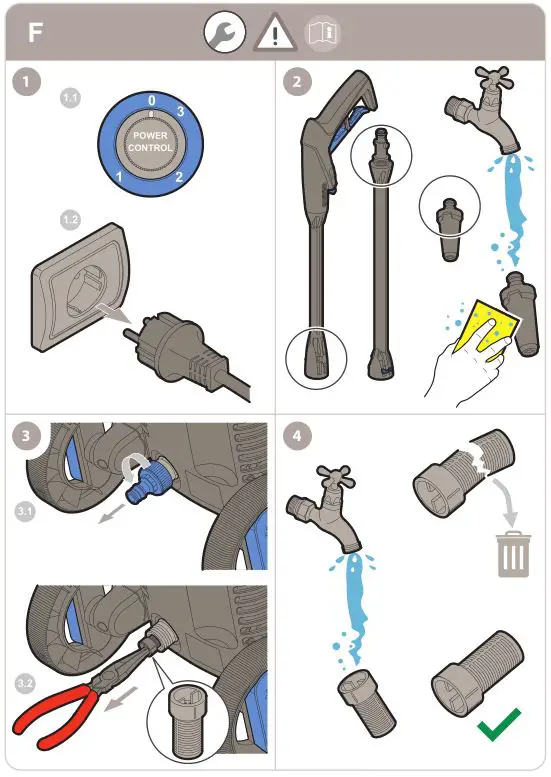 Nilfisk High Pressure Washer Core 130 Powercontrol - Assembly 14