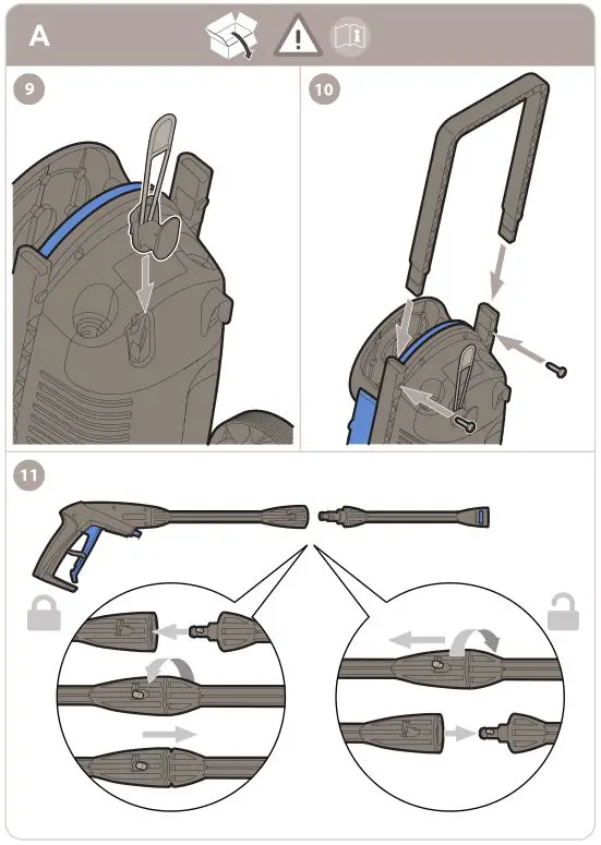 Nilfisk High Pressure Washer Core 130 Powercontrol - Assembly 3