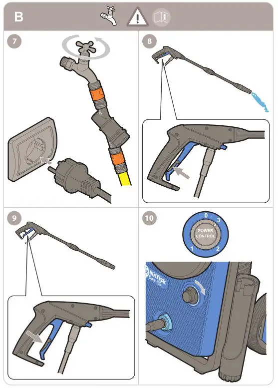 Nilfisk High Pressure Washer Core 130 Powercontrol - Assembly 7