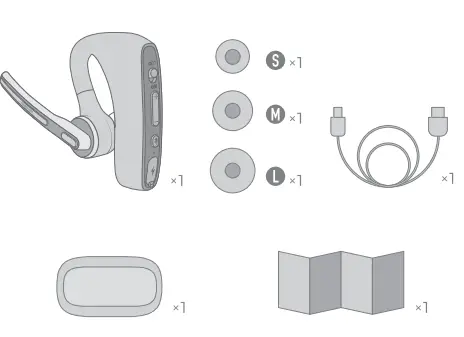 Dongguan Feitianqi Trading BH1 Business Wireless Headset 1