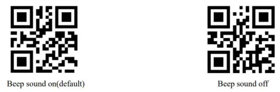 Excelsecu Data Technology ESCS W20 Wireless Code Scanner - Buzzer setting