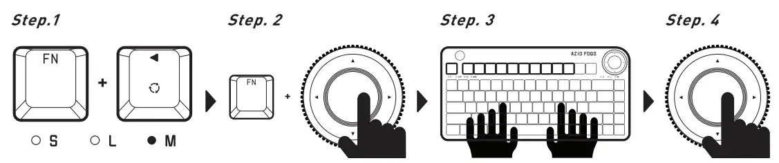 AZIO FOQO Wireless Backlit Mechanical Keyboard-12