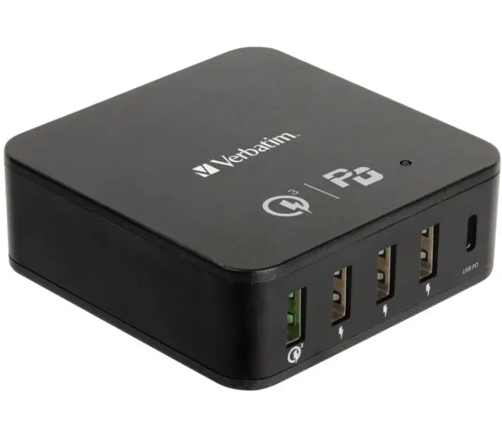 Verbatim 65828 5-Port 40W PD and QC 3.0 USB Charger product