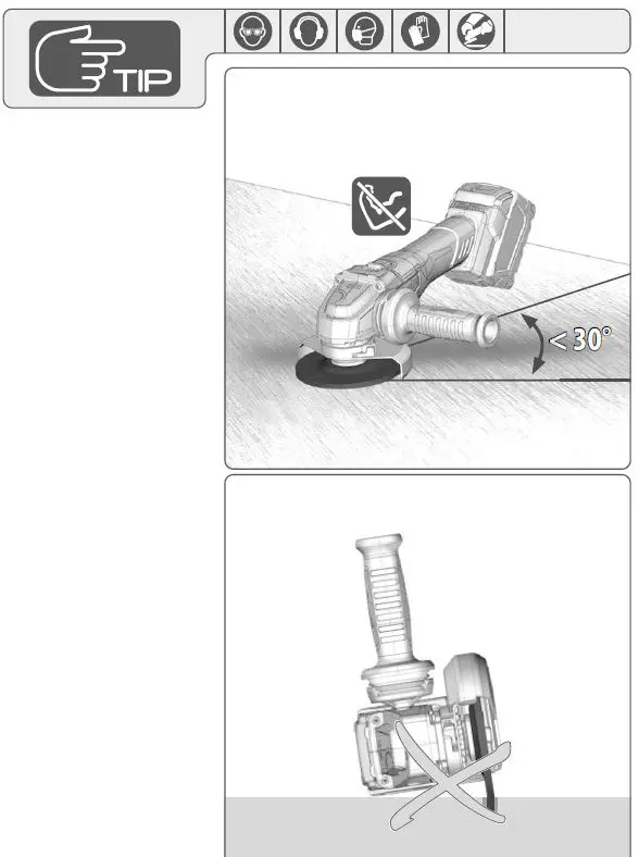 milwaukee M18 FSAG125XB Cordless 125mm Angle Grinder 9