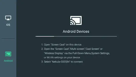 NEBULA Capsule Smart WiFi Mini Projector - Screen Cast 2