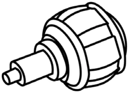 Spring Loaded Knob x3